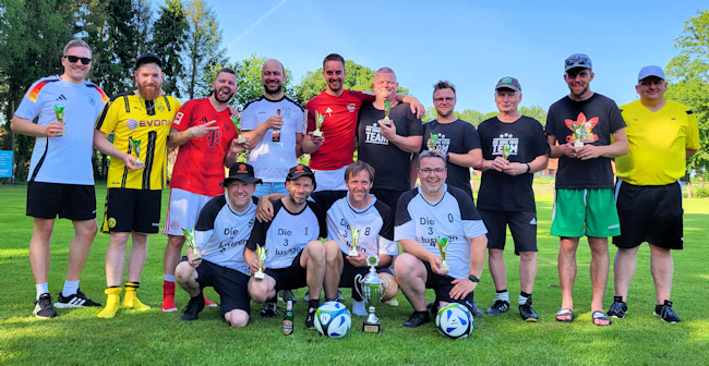 Siegerteams Fußballtennis in Bookhorn 2025