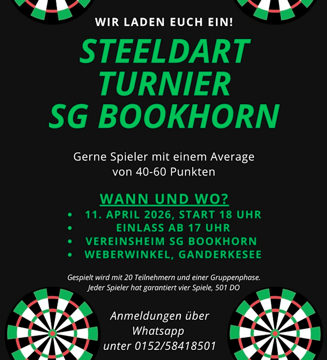 Steeldart Turnier 2026